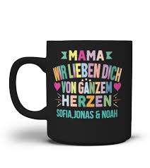 Ich liebe dich so viel. Mama Wir Lieben Dich Von Ganzem Herzen Tasse Teezily