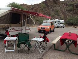 Homemade Awning On A Jayco Tent Trailer From Starling Travel Tent Trailer Diy Awning Travel Trailer Decor
