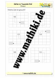Klassenarbeit mit musterlösung zu abschlussarbeit, größen. Tausendertafel Bis 1000 Ii Klasse 3 Mathiki De