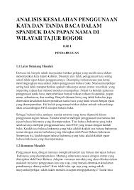 Tidak semestinya assignment yang sama. Contoh Makalah Bahasa Indonesia Tentang Penggunaan Eyd Contoh Surat