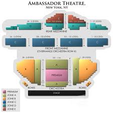 Ambassador Theatre Seating Chart Theatre In New York