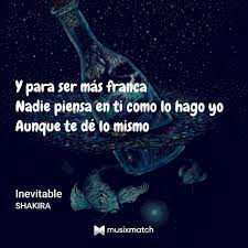 Inevitable Shakira Shakira Letras Inevitable Shakira Canciones