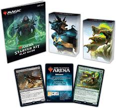 Magic is a trading card game (tcg), which means you play with a special deck you build from cards you've collected. Amazon Com Magic The Gathering Arena Starter Kit 2 Starter Decks Mtg Arena Code Card Toys Games