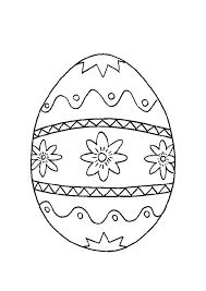 Huevos Conejo De Pascua Para Colorear