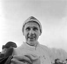 Personal information and olympic statictics of the athlete. Serie Hakon Brusveen Sverre Stenersen Hallgeir Brenden Fotografert 1953 59 Norsk Folkemuseum Digitaltmuseum