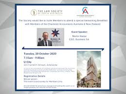 South australia are bringing in sweeping new restrictions for the state amid fears three sydney removalists may have brought covid back to adelaide. Display Event Law Society Chartered Accountants Networking Breakfast