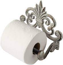 Beddinginn offers all kinds of vintage toilet paper holder.buy reasonable price vintage toilet paper holder and you could save much money online. Amazon Com Fleur De Lis Cast Iron Toilet Paper Roll Holder Cast Iron Wall Mounted Toilet Tissue Holder European Vintage Design 6 75 X 6 25 X 4 25 With Screws And