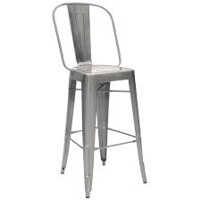Woven natural cushion view product. Gunmetal Bar Stool For Rent In Nyc Partyrentals Us