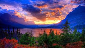 Maybe you would like to learn more about one of these? Hd Wallpaper Saint Mary Lake Montana United States Landscape Sunset Wallpaper Flare