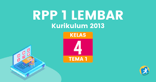 Bila anda merasa kesulitan bisa tanyakan langsung pada admin melalui facebook atau media sosial lainnya. Rpp 1 Lembar Halaman Kelas 4 Tema 1 K13 Revisi 2020 Katulis