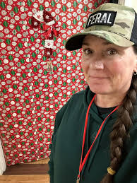 Keeping it festive… even in Rehab 💜 Halfway through and feeling AMAZING.  God is GREAT and PATIENT. With even a wretch like me ✝️👑