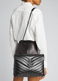 Then, have pointed out the fact that the. Saint Laurent Loulou Medium Ysl Matelasse Calfskin Flap Top Shoulder Bag Matte Black Hardware Bergdorf Goodman