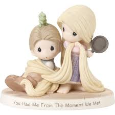 Disney Tangled Figurine You Had Me From The Moment We Met Porcelain Disney Precious Moments Disney Figurines Precious Moments Figurines