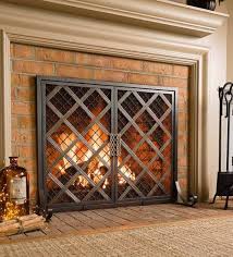 Magnetic closures allow you to open the doors easily and keep doors safely closed for added peace of mind. Mccormick Celtic Design Small Fireplace Fire Screen Fireplacess Com