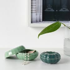 Vanligen Decorative Box Set Of 2 Dark Green Ikea Decorative Boxes Decorative Accessories Ikea