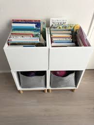 Ikea Hack I Wanted A Book Case Easy For The Kids To Flip Through The Books Bu Ikea Hack I Wanted A Book Ikea Ideen Bucherregal Kinderzimmer Bucherregal Kinder