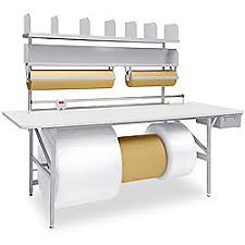Deluxe Packing Tables In Stock Uline Packing Station Pretty Office Supplies Industrial Office Table