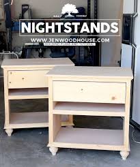 How To Build Diy Nightstand Bedside Tables Diy Nightstand Furniture Projects Furniture Plans