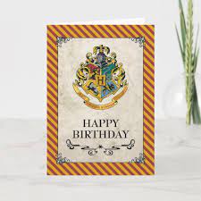 Harry Potter Hogwarts Verjaardagskaart Kaart Zazzle Be