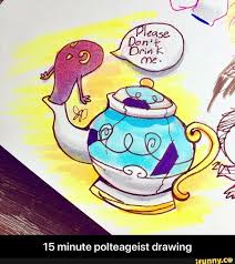 15 Minute Polteageist Drawing Ifunny Drawings Pokemon Funny Memes