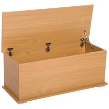 It has a soft close hinge. Homcom Wooden Storage Box Clothes Toy Chest Bench Seat Ottoman Bedding Blanket Trunk Container With Lid Burlywood Buy Online In Dominican Republic At Dominican Desertcart Com Productid 68180875