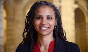 Democratic mayoral candidate maya wiley, left, greets a voter during a campaign stop near a polling place in the west village neighborhood of new york city, tuesday, june 22, 2021. Maya Wiley Shapes The Social Justice Agenda At The New School New School Newsnew School News