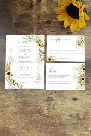 Sunflower Wedding Invitation Template Set Rustic Wedding Invitation Suite Printable Wedding Bundle Editable Yellow Wedding Invite Yellow Wedding Invitations Sunflower Wedding Invitation Template Sunflower Wedding Invitations