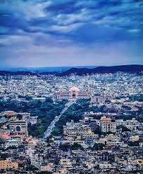 Aerial View Of Amazing Vidhansabha Jaipur Garden View Aerial View Travel Alone
