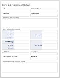 Looking for free family reunion invitation template word psd? Free Client Intake Templates And Forms Smartsheet