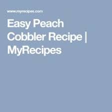 Combine peaches, 1 cup of the sugar and the water in a saucepan and mix well. Easy Peach Cobbler Recipe Recipe Peach Cobbler Easy Peach Cobbler Recipe Cobbler Recipes