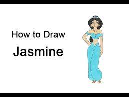 How to draw jasmine (full body) page 2 of 7. How To Draw Jasmine From Aladdin Full Body Youtube