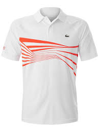 Discover the latest melbourne 2020 collection for our crocodile novak djokovic, online now! Lacoste Novak Djokovic Collection Tech Jersey Polo White Red Tennis Shop Strefa Tenisa Tennis Zone