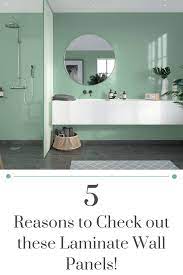 The No Tile Tile Shower Bathroom Wall Panels 5 Reasons You Need To Check Them Out Laminate Wall Panels Wall Paneling Diy Budget Bathroom Remodel