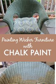 Painting Wicker Furniture With Chalk Paint This Real Mom Painting Wicker Furniture Wicker Furniture Painted Wicker