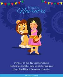 Pin By Aniket Masurkar On Dussehra Happy Navratri Color Of The Day Blue Color