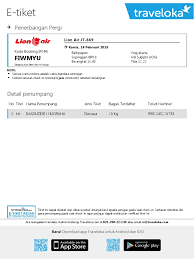 Kode promo, kode voucher penawaran dan diskon lainnya dengan harga yang tidak ada duanya! E Tiket Traveloka 1 Pdf