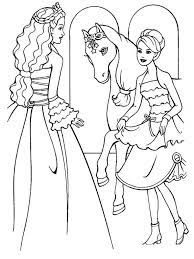 Print all of our barbie mermaid coloring pages and have a colorful day. Free Printable Barbie Coloring Pages For Kids