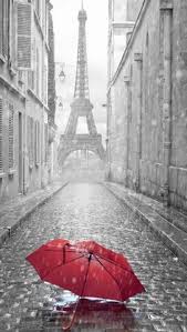 Black And White Umbrella Wallpaper Red Umbrella Paris Street Rainy Day Eiffel Tower Iphone 5s Wallpaper Paris Street Rainy Day Rainy Wallpaper Eiffel Tower