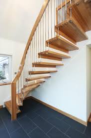 Interior built by sweeney design build. Bespoke Timber Staircase Aberdeen With Floating Treads