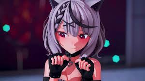 【MMD Hololive 4k60fps】《Sakamata Chloe (沙花叉クロヱ)》~~《Nyan Cat EX》~(daniwellP  feat. 桃音モモ)