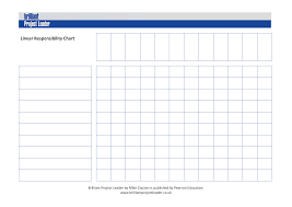 Linear Responsibility Chart Templates At