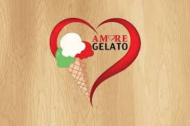 Amore Gelato Logo On Behance Gelato Ice Cream Logo Amor