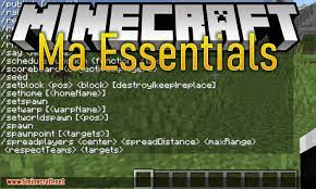 If you can configure your mod to use a minecraft native command or another. Ma Essentials Mod 1 16 3 1 15 2 Many Useful Commands 9minecraft Net