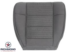 If you have a split bench, buckets, or anything other than the straight bench seat, these will not fit correctly. 2003 Ford F 150 Sport Super Cab Extended Cab Cloth Seat Cover Driver Bottom Gray X Cab Richmond Auto Upholstery
