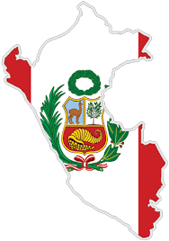 The flag of peru was adopted by the government of peru in 1824, and modified in 1950. Auf Contour Geschnittene Flagge Peru Grosse 6