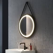 Our round mirrors can also be led illuminated which means our round mirrors are fitted with lights. Arezzo Matt Black 600mm Round Led Illuminated Anti Fog Bathroom Mirror Victorian Plumbing Uk