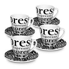 We did not find results for: Konitz Coffee Bar 1 Writing On Black Espresso Cups Saucers Gift Boxed Set Of 4 White Buy Online In Bahamas At Bahamas Desertcart Com Productid 39442165
