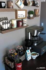 How To Create A Diy Coffee Station At Home Making Manzanita Diy Coffee Station Coffee Station Diy Coffee