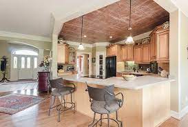 Browse our full store experience online to find affordable home goods for every room, including home office, living room, kitchen, bathroom, bedroom and outdoor furniture, and get deliveries straight to your doorstep! Tin Ceiling Kitchen Ideas Design Gallery Designing Idea