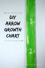 Arrow Growth Chart How To Make A Height Chart Home Diy